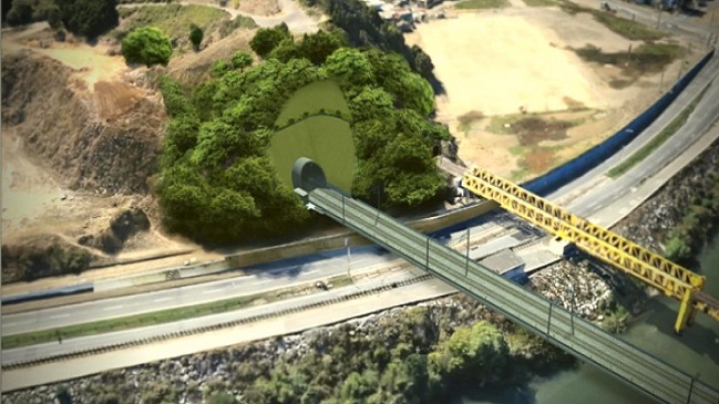 EFE optó por dinamitar cerro Chepe de Concepción para construir túnel del nuevo Puente Ferroviario