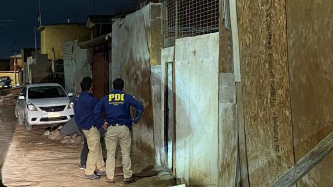 Alto Hospicio: Hombre fue baleado en el antejardín de su casa