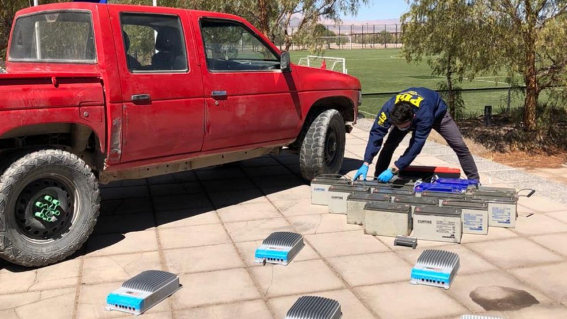 Calama: PDI recuperó baterías y cargadores robados al Ejército