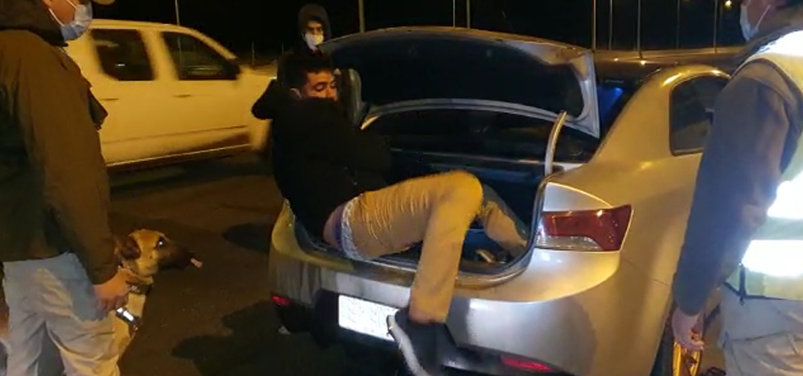 Pensó que pasaría desapercibido: Quiso entrar a la Región de Coquimbo oculto en maletero