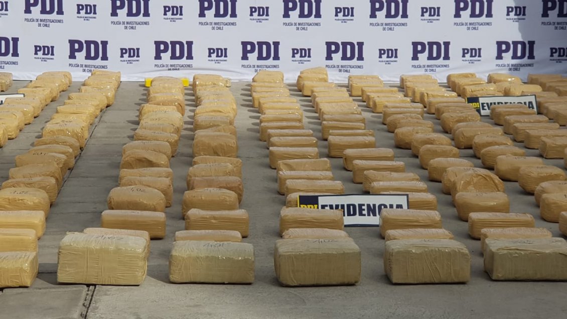 Banda transnacional cayó con más de 300 kilos de droga en Tarapacá