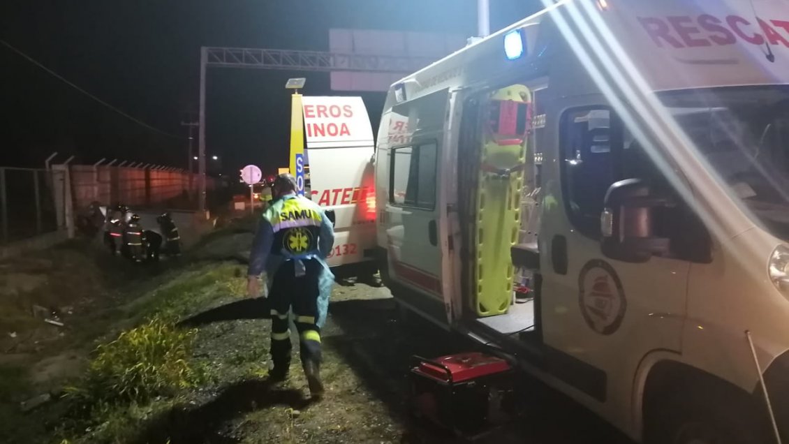 Accidente de tránsito deja una persona fallecida en la Ruta 5 Sur en Requínoa