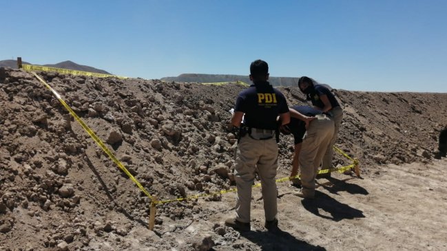 Restos humanos fueron encontrados en trabajos viales de Sierra Gorda