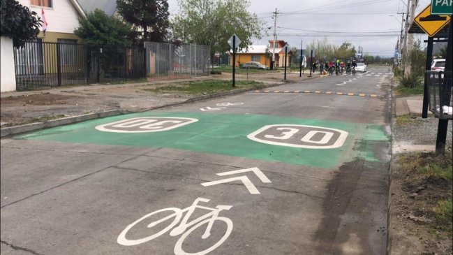 Entra en funcionamiento primera ciclocalle en Rancagua