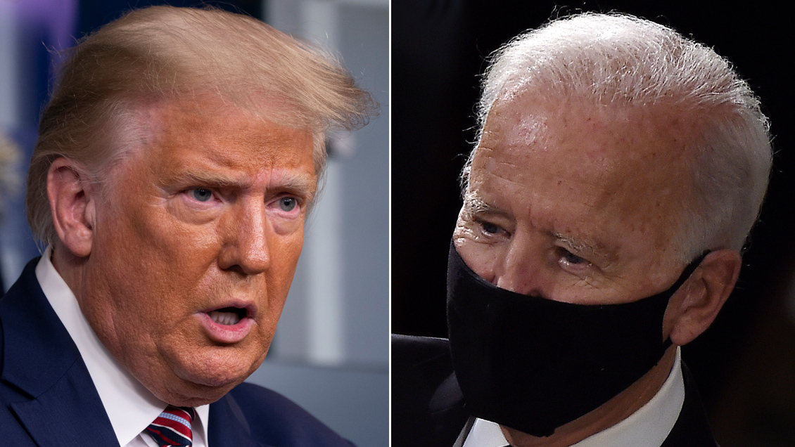 Trump y Biden preparan su primer cara a cara en un debate que se prevé 