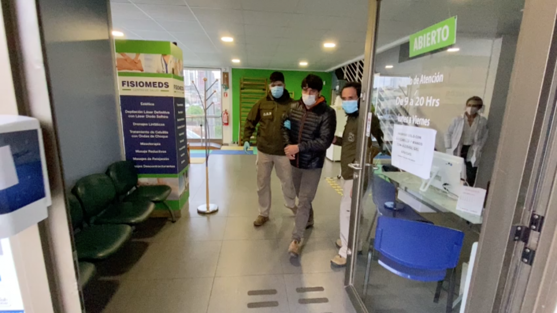 Kinesiólogo fue detenido en Concón tras ser acusado de abusar sexualmente de cinco pacientes