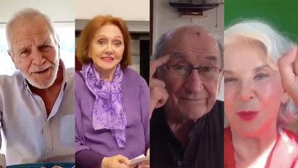   Actrices y actores de larga trayectoria hacen un llamado a votar en el plebiscito 