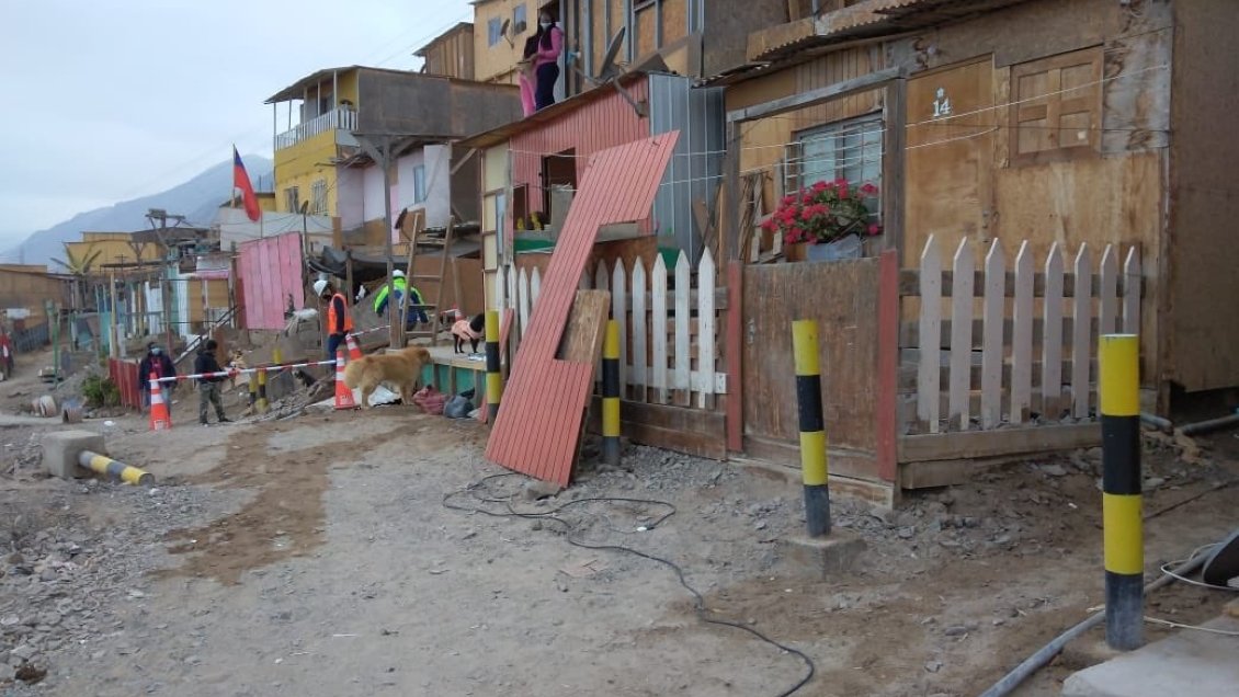 Antofagasta: Autoridades realizaron operativo tras emergencia sanitaria en campamento