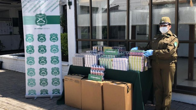 Detienen a sujetos acusados de robar a camión con cigarrillos en Rancagua