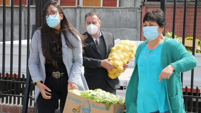 Terminal Hortofrutícola de Chillán donó una tonelada de alimentos a comedores solidarios de barrios