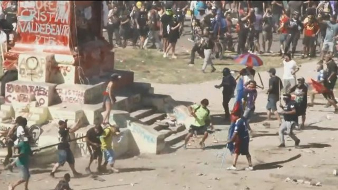 Garra Blanca y peleas en Plaza Italia: No esperábamos riñas con nadie; nuestro actuar fue en autodefensa