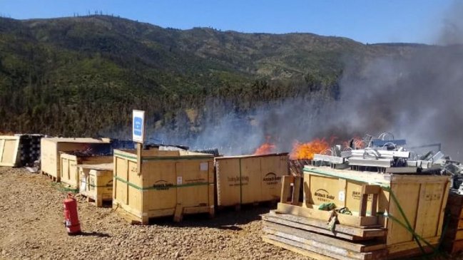 Queman máquinas y paneles solares en Hualañé: Se halló un 