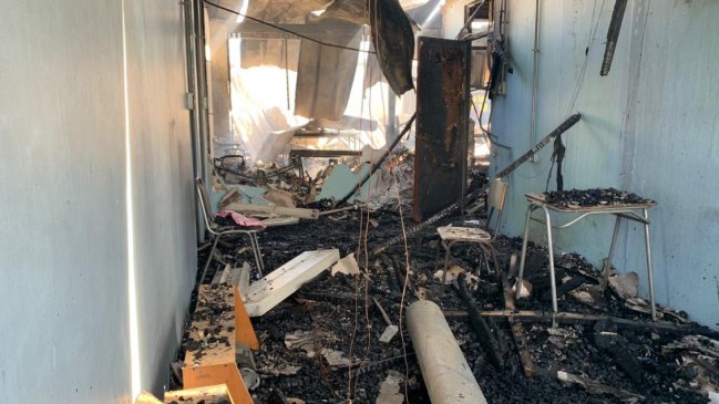 Gobierno interpuso una denuncia por incendio en escuela rural de Cañete