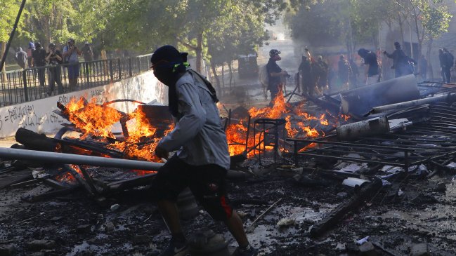 Armada dio de baja a cabo involucrado en desmanes en conmemoración del 18-O
