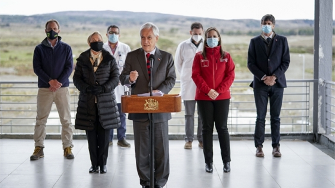 Presidente Piñera encabezó reunión ante situación crítica del Covid-19 en Magallanes