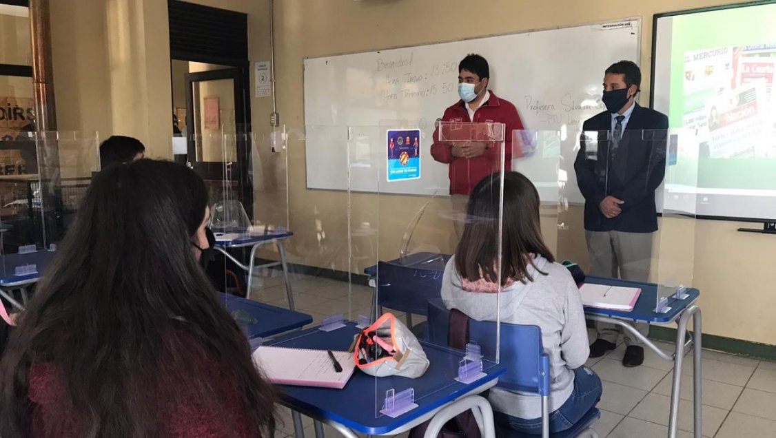 Tres establecimientos retornaron a clases presenciales en Ñuble