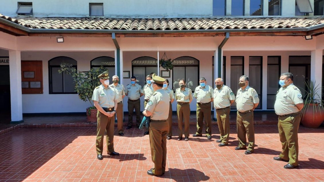 General Rozas restituyó bandera que fue quemada tras marcha en Rancagua