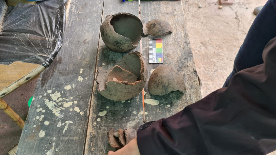 Familia construía una piscina y encontró restos arqueológicos en Quillota