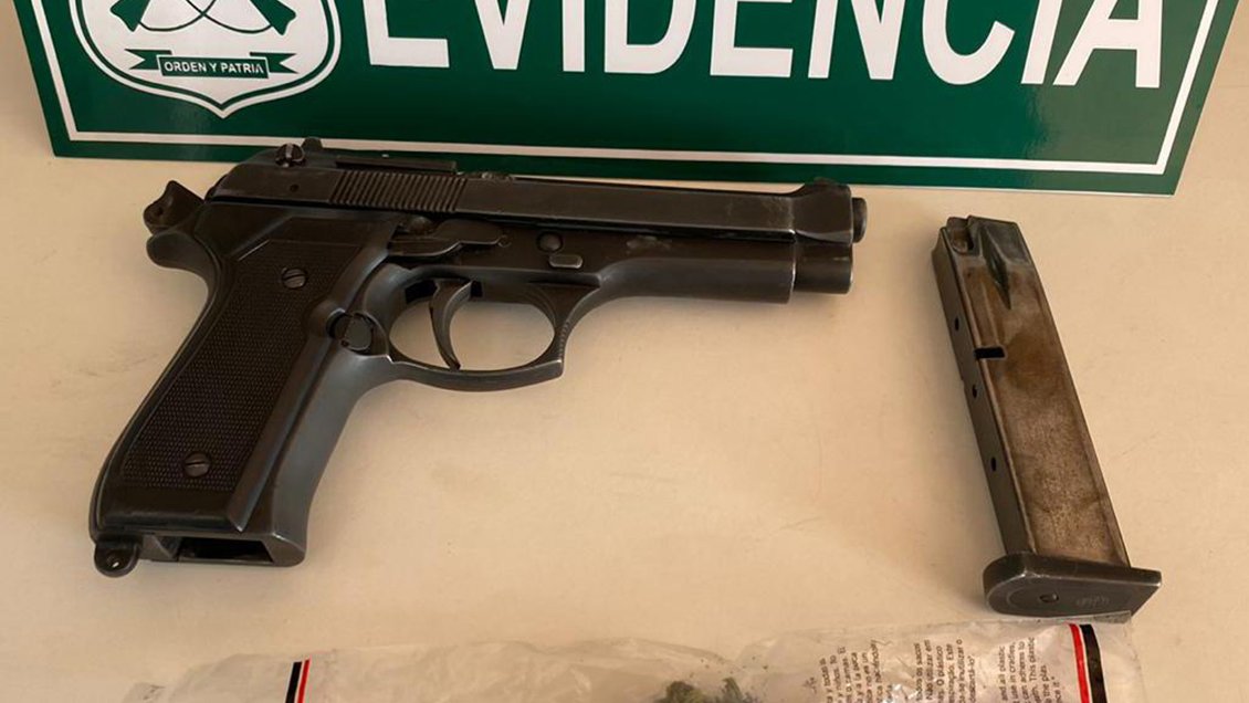 Sujeto armado fue detenido en parque de Antofagasta