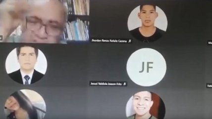 Profesor estalló contra sus alumnos en clase por Zoom