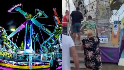   Mujer cayó de juego de 30 metros en parque de diversiones australiano 