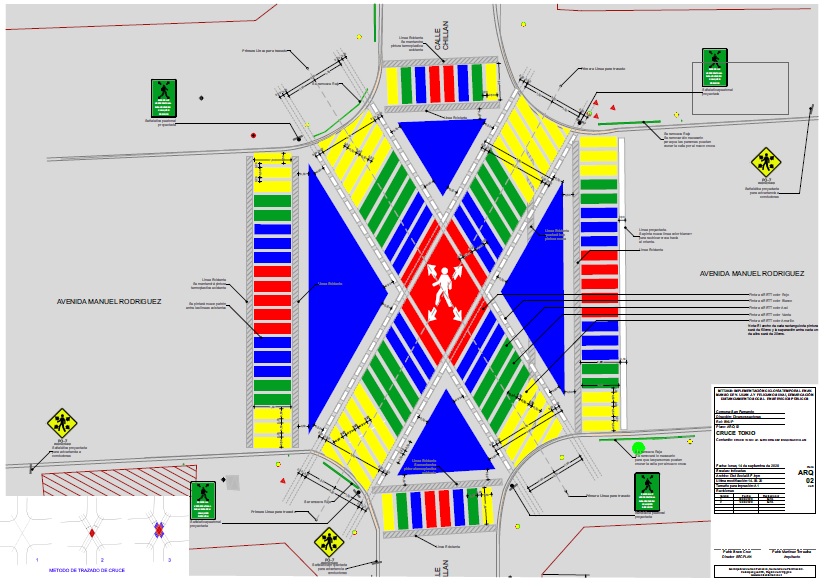 Implementarán cruce peatonal al estilo Tokio en San Fernando