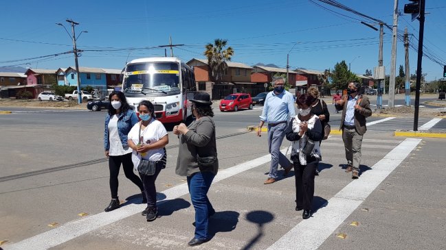 Habilitan semáforo en peligroso cruce del sector nororiente de Rancagua