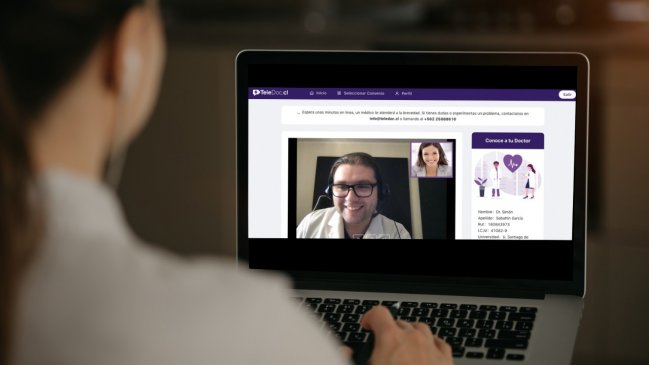 Teledoc llevó telemedicina a campamento de Puente Alto y Pequeño Cottolengo