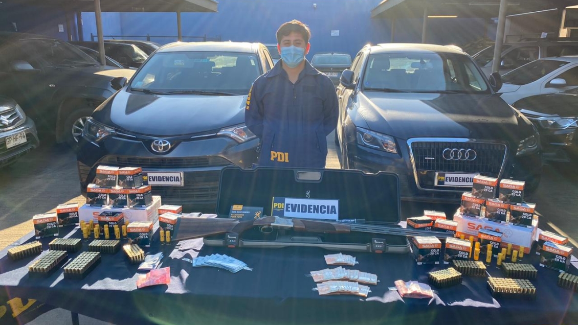 En prisión preventiva quedaron cuatro imputados por porte de armas y municiones en La Araucanía