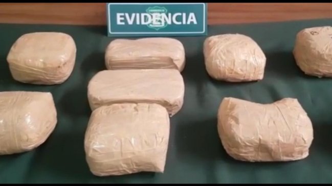 Incautan casi 60 mil dosis de pasta base en control carretero en María Elena