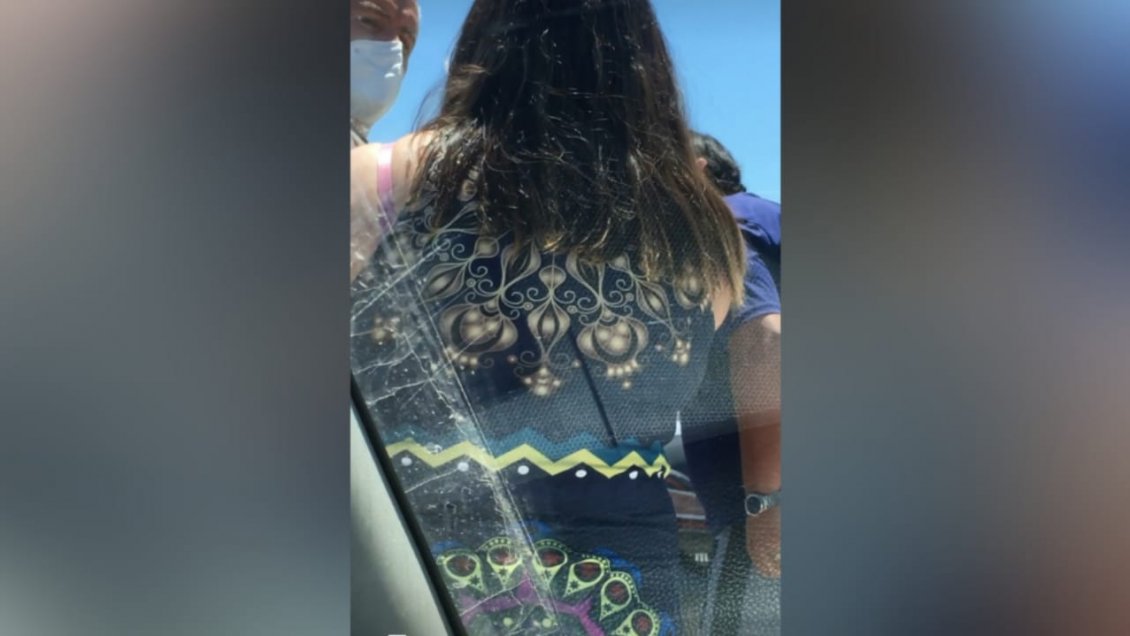 Día de furia: Detienen a pareja que amenazó a conductora y tras control, le encontraron cocaína