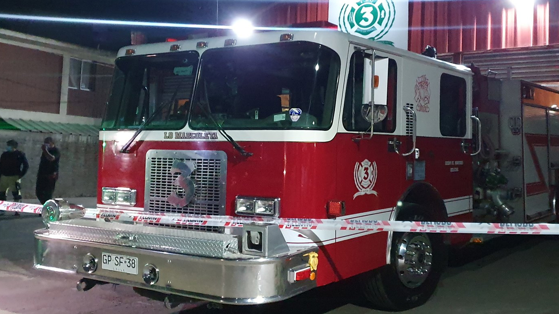 Bombero recibió ocho perdigones en Quilicura