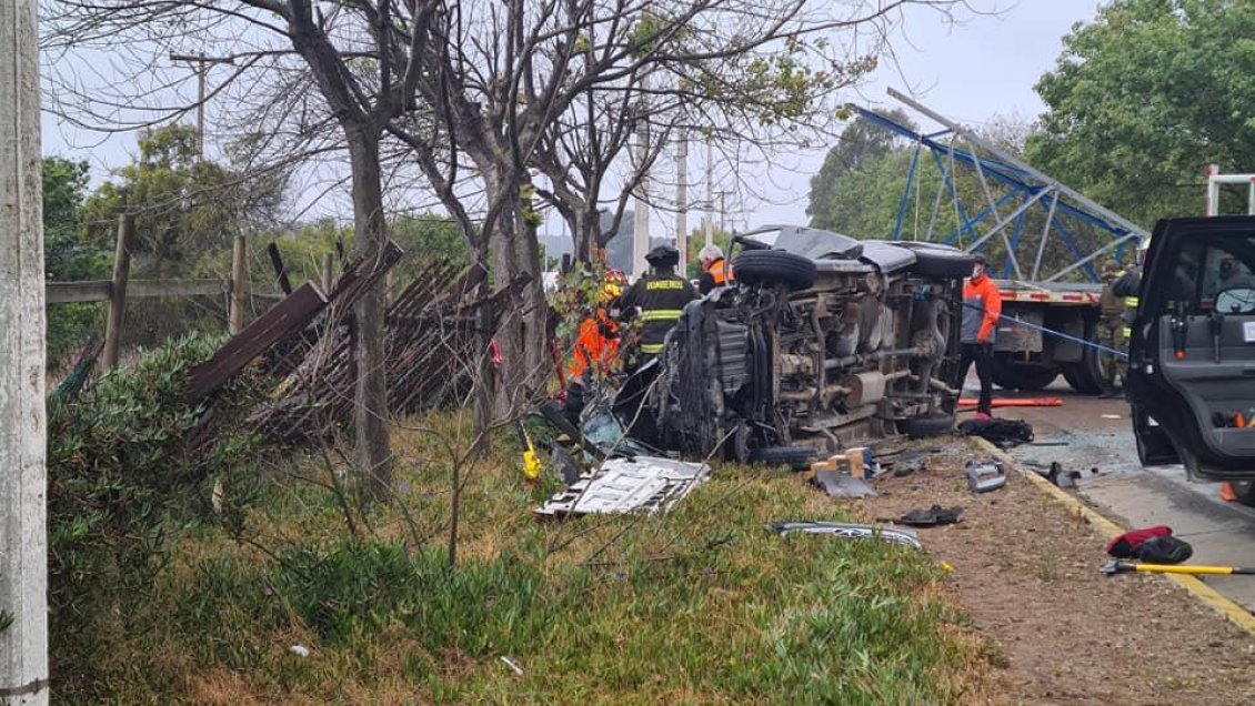 Un fallecido y siete heridos graves dejó accidente de tránsito en Quintero