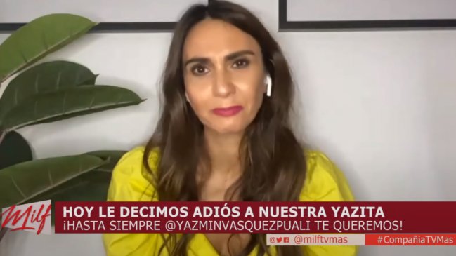 Yazmín Vásquez abandona 