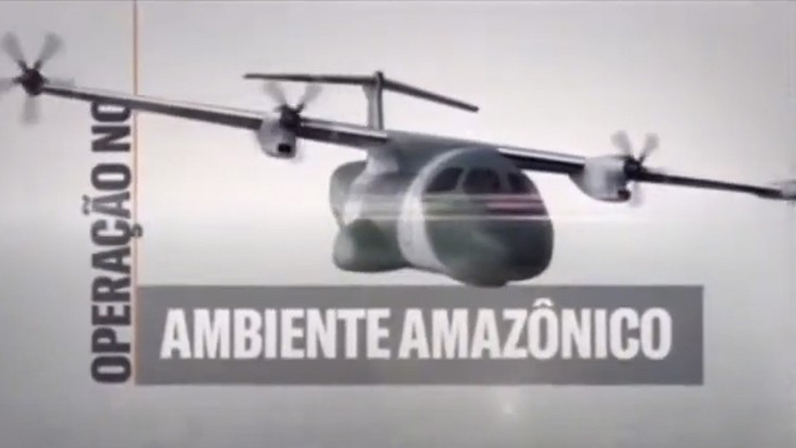 Brasil presentó el avión de transporte militar con motor híbrido que desarrolla