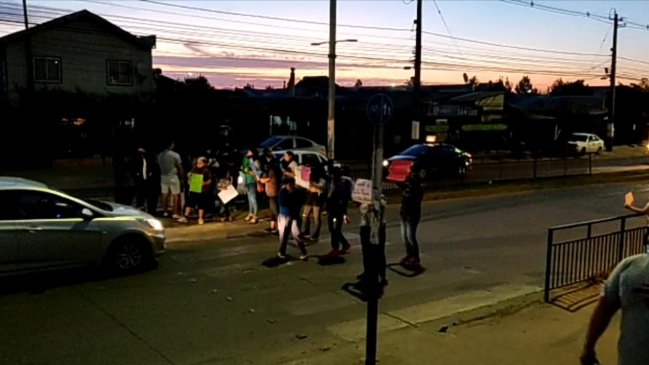 Vecinos de Talca protestan por reiterados atropellos en sector oriente de la ciudad