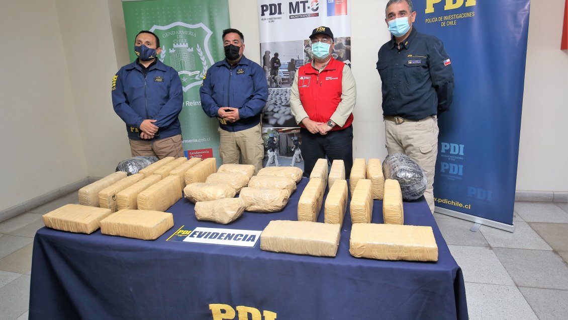 Cayó banda dedicada a ingresar droga a la cárcel de Alto Hospicio