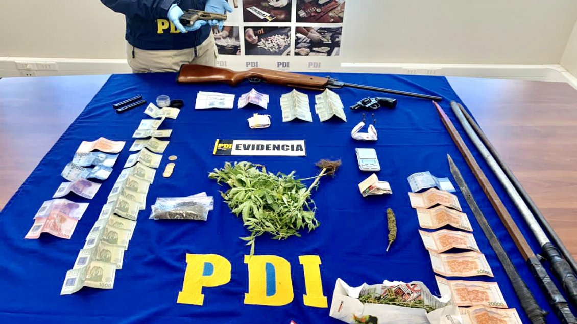 Once personas detenidas tras operativo por microtráfico de drogas en Vicuña
