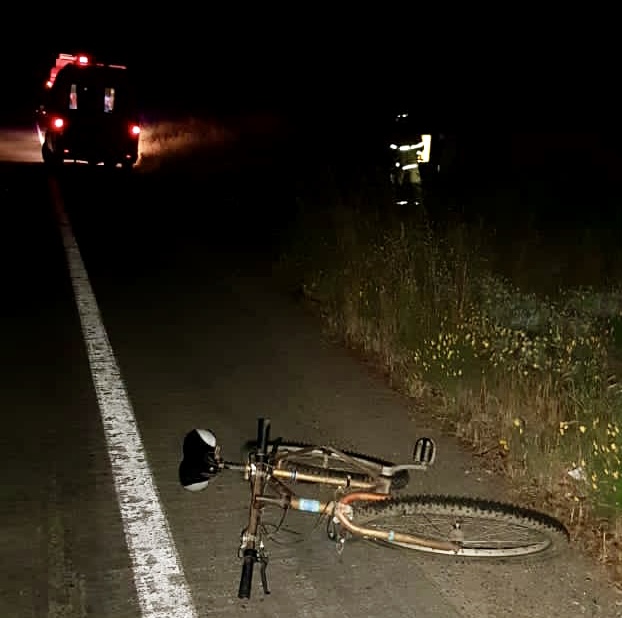 Ciclista murió tras ser colisionado por automóvil en la carretera en Peralillo