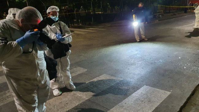 Balacera culminó con homicidio de joven en Rancagua