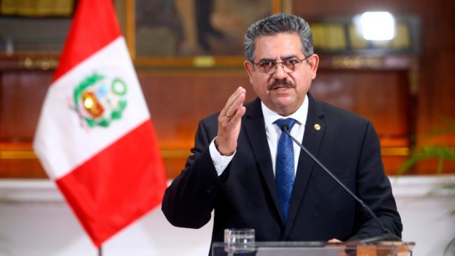 Manuel Merino presentó su 