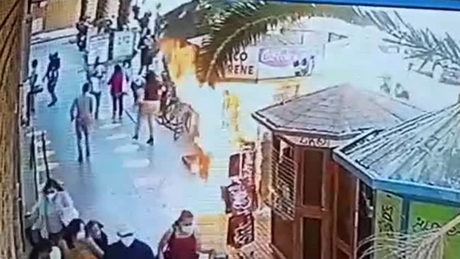 Sujeto incendió un quiosco con su dueño dentro en Melipilla