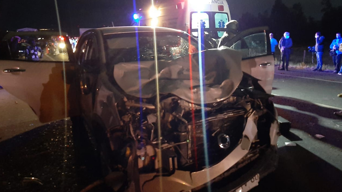 Tres personas murieron atropelladas en carretera del Maule: Conductor dejó el vehículo y huyó