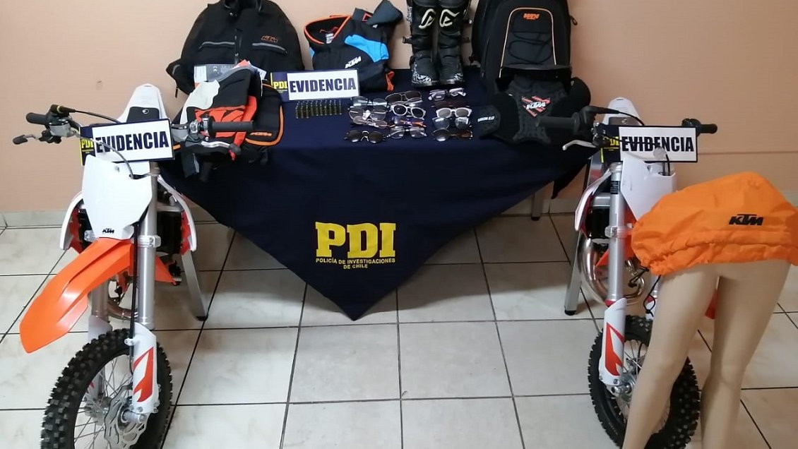 Operativo policial permitió recuperar especies sustraídas a KTM en La Serena