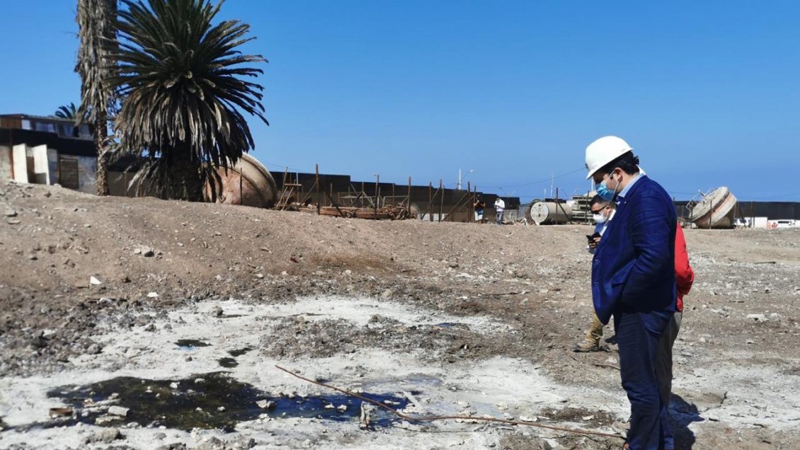 Codelco comenzó limpieza y cierre de terreno que mantenía abandonado en Antofagasta