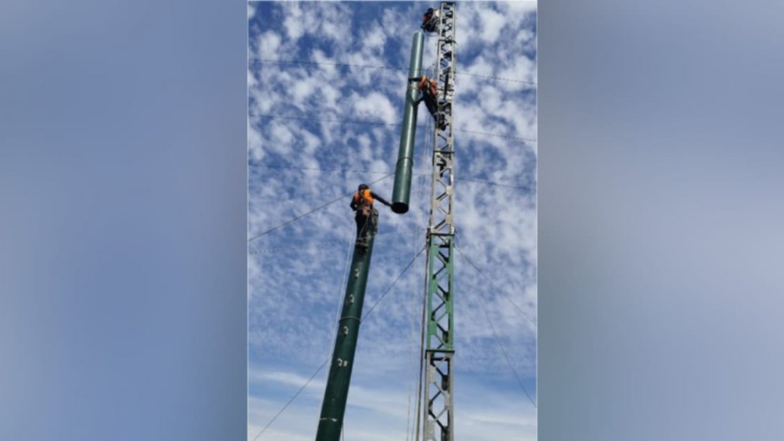 Refuerzan línea eléctrica de Nancagua-Placilla en O'Higgins
