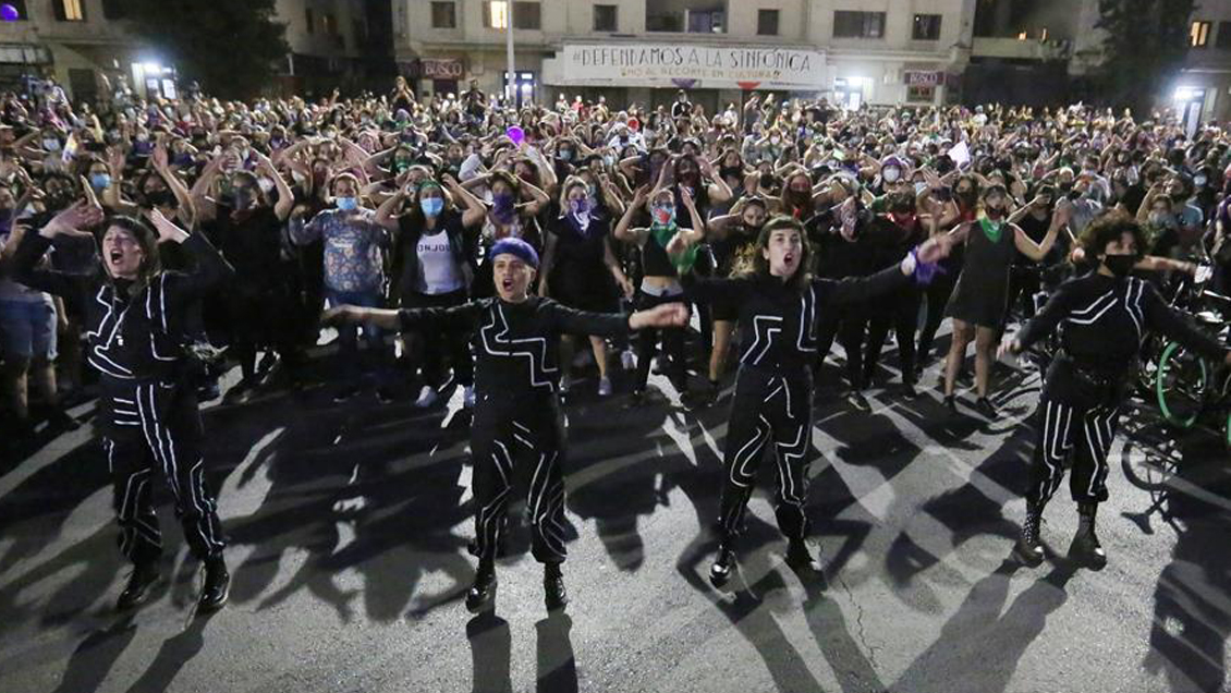 Chile conmemoró el primer año del himno feminista 