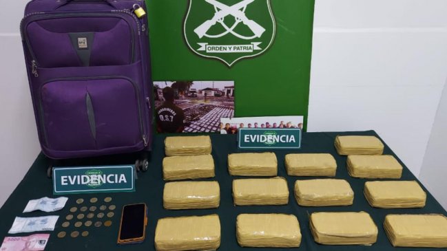 Mujer detenida con 70 mil dosis de pasta base en Antofagasta quedó en prisión preventiva