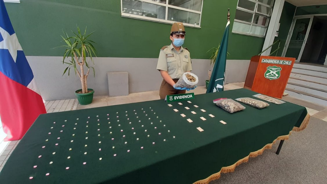 Marihuana, éxtasis y 