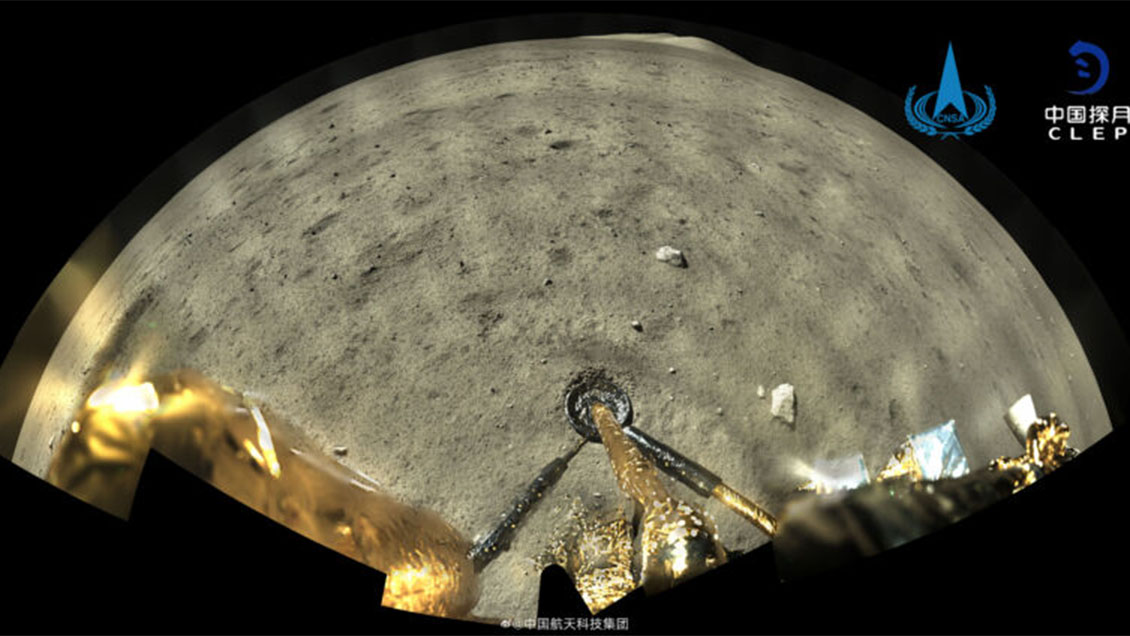 Sonda china Chang'e 5 completó su recogida de muestras en la Luna